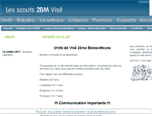 Tablet Screenshot of 2bm.be